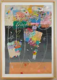 Doingwhatyalikethemost by Moe Brooker, pastel on paper, 1981, offered Oct 2023