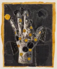 Double Good Luck by Christopher Pekoc, mixed media, 1988, offered Oct 2023