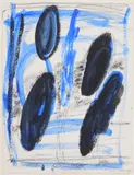 John L. Moore, Untitled, acrylic on paper, 1995