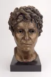 Richard Mc Dermott Miller, Dorothy Pearlstein, bronze sculpture, 1976