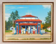 Standard by William Nelson, Oil oil on canvas, 1984, offered Oct 2023