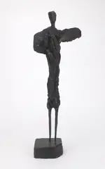 Agnese Udinotti, Standing Female Figure, bronze sculpture