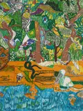 Romare Bearden, Dreams of Exile (Green Snake)