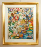 International Cuisine by LeRoy Neiman, silkscreen in colors, 1998, offered Oct 2023