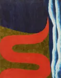 Carol Summers, Delta (Summers 174), woodcut and monotype in colors on rice paper, 1982