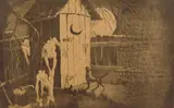 Walt Scott, Halloween Party, lithograph, for a Kokoon club Halloween party