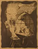 Walt Scott, Halloween Party, lithograph, for a Kokoon club Halloween party