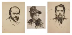 Marcellin Desboutin, 1.) Edouard Dujardin-Beaumetz (1868-1947) (Beraldi nd) (Clement-Janin 83, i/II - before the removal of the rim of the armchair)-, drypoint, c. 1888