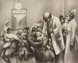 Mabel Dwight, Children's Clinic (Robinson and Pirog 79), lithograph, 1936, published for AAG