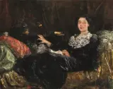 Antonio Mancini, Ritratto Di Mathilde Hirsch