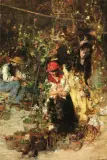 Giacomo Favretto, Mercato Di Fiori (1881-1882