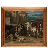 Giovanni Reder, Scena di brigantaggio, oil on canvas