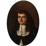 Pier Leone Ghezzi, Ritratto d'uomo, oil on copper