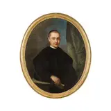 Alessandro Longhi, Ritratto di prelato, oil on canvas