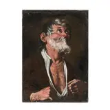 Figura di vecchio by Francesco Fracanzano, oil on canvas, offered Nov 2022