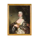Carlo Amalfi, Ritratto di dama, oil on canvas