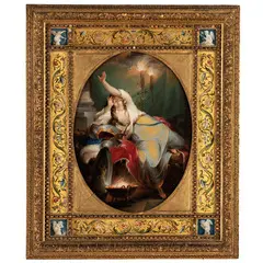 Benjamin West, Didone, oil on panel