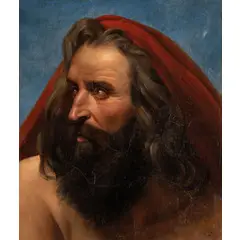 Studio di testa by Pietro Benvenuti, oil on canvas, offered Nov 2022