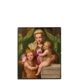 Giovanni Antonio Lappoli, Madonna con il Bambino e San Giovannino, oil on panel