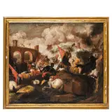 Antonio Calza, Battaglia