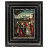 Sant'Orsola by Andrea Vicentino, oil on panel, offered Nov 2022
