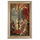 Il miracolo di Santo Albergati by Ercole Graziani the Younger, oil on canvas, offered Nov 2022