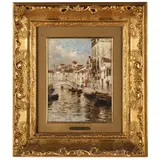 Eugenio Gignous, Milano, 1850 - Stresa, 1906 / Canale veneziano / Firmato E Gignous in basso a sinistra