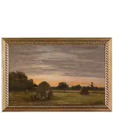Eugène Louis Boudin, Honfleur, 1824 - Deauville, 1898 / La Moisson / Firmato Boudin in basso a destra