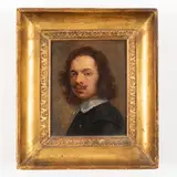 Ritratto di gentiluomo by Guillaume Courtois, oil on panel, offered Dec 2022