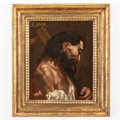 San Simone by Egidio Dall'Oglio, oil on canvas, offered Dec 2022