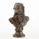 Vincenzo Gemito, Napoli, 1852 ; 1929 / Autoritratto / Firmato Gemito sul retro e timbro di fonderia sul fronte e all'interno