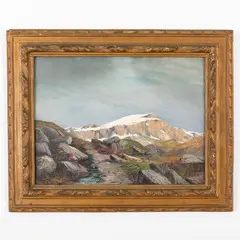 Leonardo Roda, Racconigi, 1868 ; Torino, 1933 / Altopiano / Firmato L Roda in basso a destra, oil on canvas
