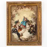 Luigi Gainotti, Parma, 1859 ; Genova, 1940 / Bozzetto / Firmato L Gainotti in basso a destra, oil on paper applicata on panel