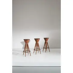 Senza titolo by Three Stools Attributed To M. Tempestini, offered Dec 2022