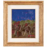 Ennio Morlotti, Lecco 1910 - Milano 1992 / Ulivi a Bordighera, 1964