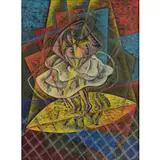 Pippo Oriani, Torino 1909 - Roma 1972 / Ballerina - Dinamismo, 1930-1935, oil on canvas