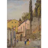 Michele Cascella, Ortona 1892 - Milano 1989 / Senza titolo, fine anni '70, oil on canvas
