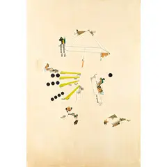 1940 / Bredouille, 1969 by Gianni-Emilio Simonetti, mixed media on canvas, offered Dec 2022