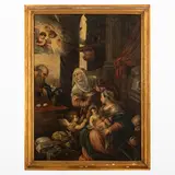 Natività by Giovanni Battista Volpati, oil on canvas, offered Feb 2023