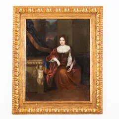 Ritratto di Anna Sophia Frisia van Coeverden (1639 - 1696) / Firmato C Kelder in basso a sinistra sul basamento by C. Kelder, oil on canvas, offered Feb 2023