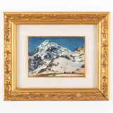 Cesare Maggi, Roma, 1881 - Torino, 1961 / Montagne innevate / Firmato C Maggi in basso a destra