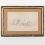Johann Jakob Frey, Basilea, 1813 - Roma, 1865 / Miseno / Titolo e data 9 ap 1839 in basso a destra, pencil on paper