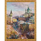 Adzhamka Kirovograd, 1949 / Discesa di Sant'Andrea a Kiev / Firmato A Shapo e datato 12 in basso a destra by Anatoliy Gavrilovich Shapovalov, oil on canvas, offered Apr 2023