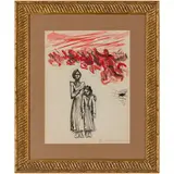 Viktor Zaretsky, Belopolye, 1925 - Kiev, 1990 / Il dolore / Firmato V Zaretsky in basso a destra, mixed media on paper