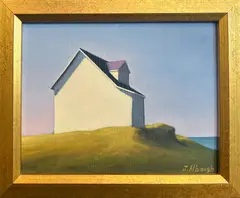 Dormer View by Joan Albaugh, Oil on Canvas Board, offered Aug 2022