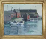 Emily Hoffmeier, Killen Wharf Nantucket, Oil on Canvas