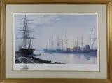 John Stobart, Sunrise Over Nantucket in 1835