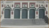 Keith McDaniel, Arena, 1975, Oil on Canvas