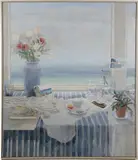 June Owen, Midsummer Sea, Acrylic on Linen
