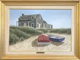 James Cromartie, Summer Retreat, Acrylic on Board